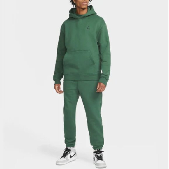 Air Jordan Embroidered Logo Mens Size XXL Streetwear Tracksuit Set Green/Black - Picture 3 of 14